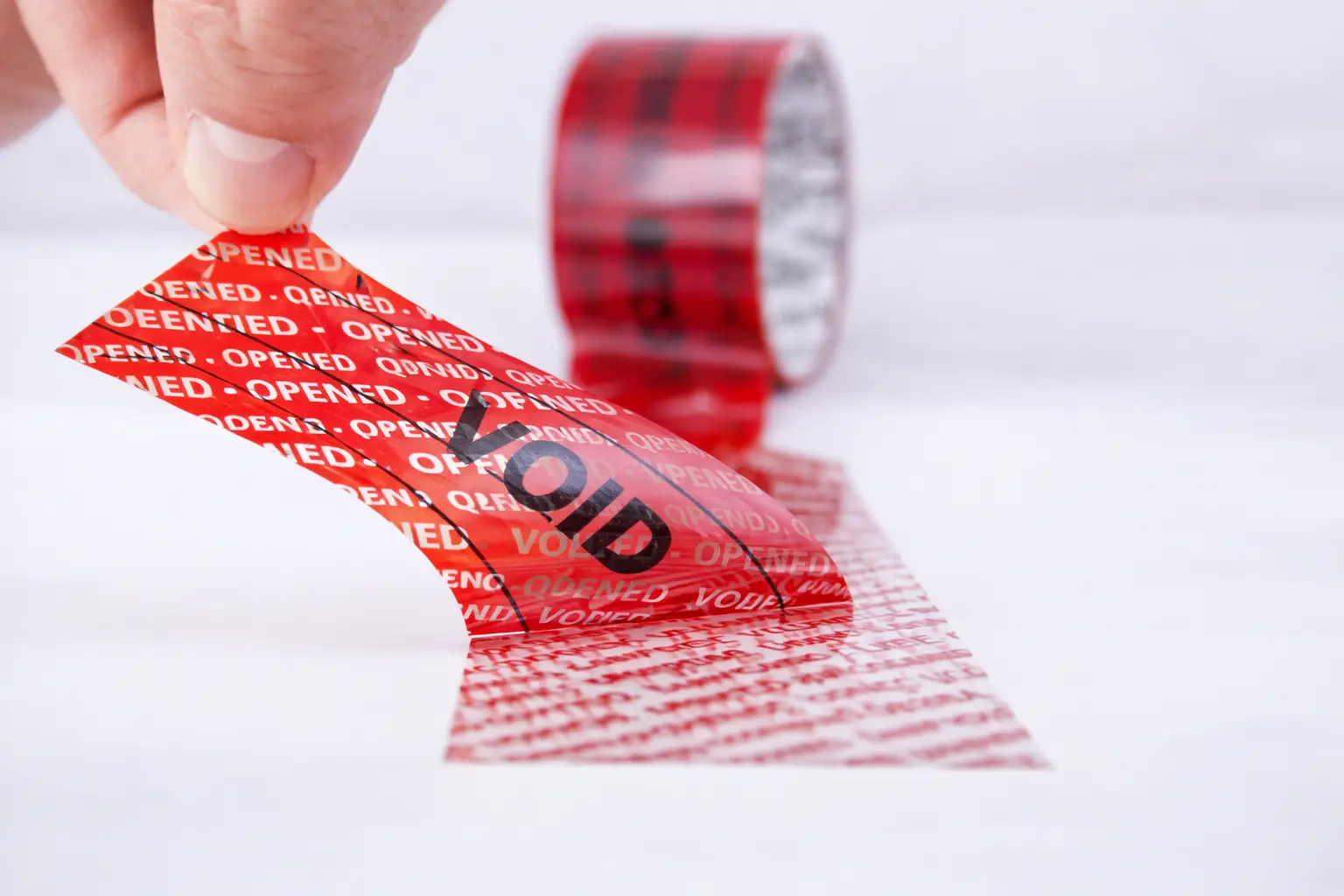 Cinta para sello de seguridad